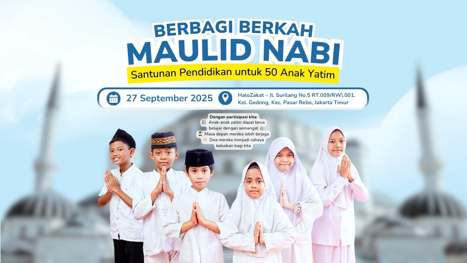 Berbagi Berkah Mulid Nabi 1447 H